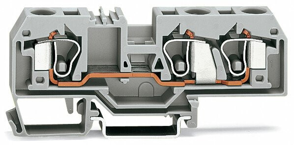 Borne de passage 3c / 10 mm² / cfmc / gris