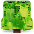 Borne de protection pour 2 conducteu 50mm², vert-jaune
