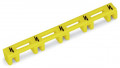 Couverture protectrice de signalisation de danger / jaune