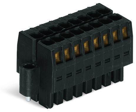 Connecteur femelle pour 1 conducteur 100% protégé contre l'inversion, noir