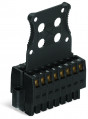 Connecteur femelle pour 1 conducteur 100% protégé contre l'inversion, noir - Wago - 7131103/1079037/0