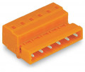Connecteur mâle 9 pôles / pas : 7,62 mm, avec pieds de fixation à encliqueter - Wago - 731639/018000