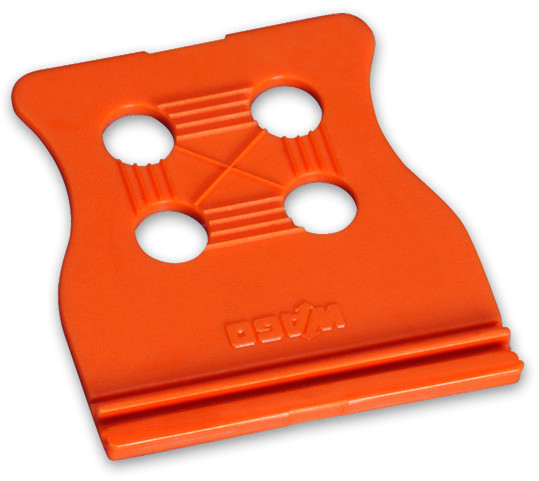 Plaque de décharge 25 mm orange