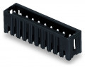 Connecteur mâle thr 1.0 x 1.0 mm solder pin droit, noir