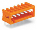 Connecteur mâle avec parois latérales, 12 pôles / pas 3,81 mm