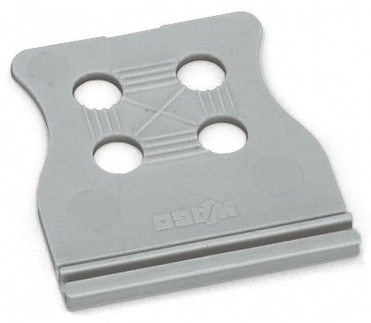 Plaque de décharge de traction 12,5 mm / gris - Wago - 734328