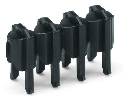 Couverture pour connecteurs mâles pour série 734 protection ip20, noir