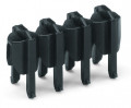 Couverture pour connecteurs mâles pour série 734 protection ip20, noir
