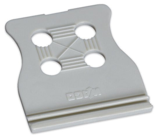 Plaque dech.de tract.75mm/gris-clair