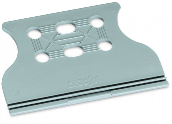 Plaque dech.de tract.55mm/gris