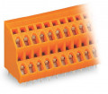 Barrette à bornes ci / 2 étages / 3 pôles / pas 5,08 mm / orange