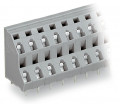 Borne pour circuits imprimés 2 étages 2,5mm² pas7.5mm 12 pôles, noir