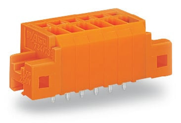 Borne pour ci  1,5mm² pas3.81mm 5 pôles, orange - Wago - 739335/001000