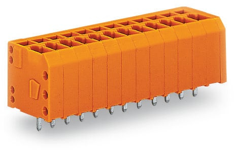 Barrette à bornes ci, 10 pôles / 1 picot à souder, pas 3,81 mm