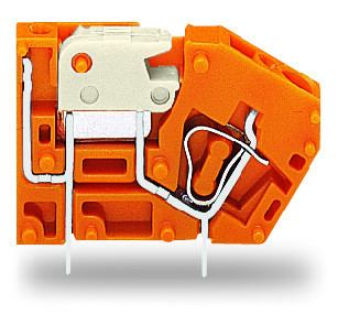 Borne modulaire de mesure sectionnable, support du sectionneur blanc - Wago - 742106