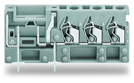 Borne modulaire à fusible, 3c, pas 5 mm