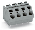Borne pour ci  6mm² pas 10mm 3 pôles, bleu