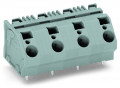 Barr borne ci 6mm²/2 p/pas 15mm gris