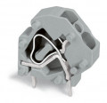 Borne 4mm²/pas 5mm/bleu/s/ empl.pont