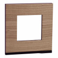 Unica Pure - plaque de finition - Chêne liseré Anthracite - 1 poste
