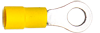 Cosse Préisolée en PVC Jaune  4 à 6 mm2 Diamètre 6 mm GF-M6 Cembre