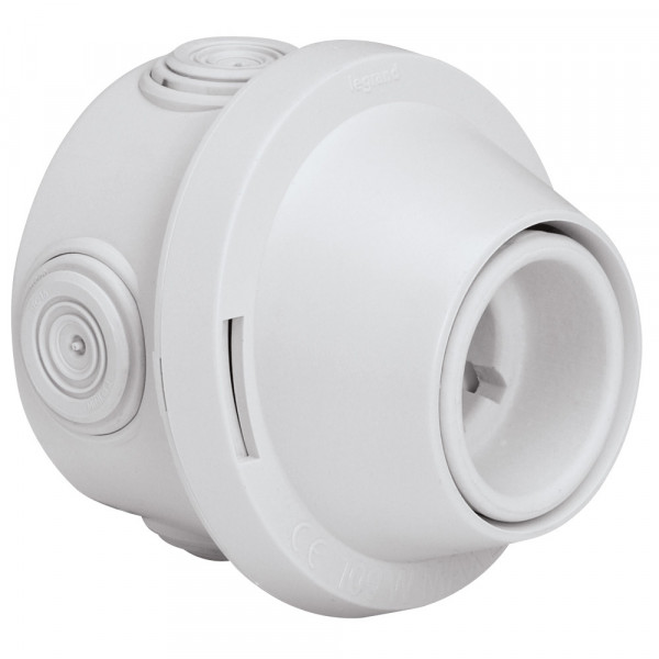 Douille patère Plexo B22 - 250 V~ - gris
