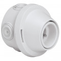 Douille patère Plexo B22 - 250 V~ - gris