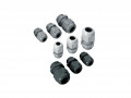 1901M20G - Presse-étoupe filetage long en polyamide IP68 ISO 20 gris foncé (RAL 7001)