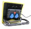 Projecteur LED Elwis - 5m - 60W - 3800lm - 5000K - IP54 - IK09 - Noir et jaune
