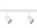 Storefit Double Projecteurs pour rail CoreLine ST210Y LED19S/FMT PSU MB WH