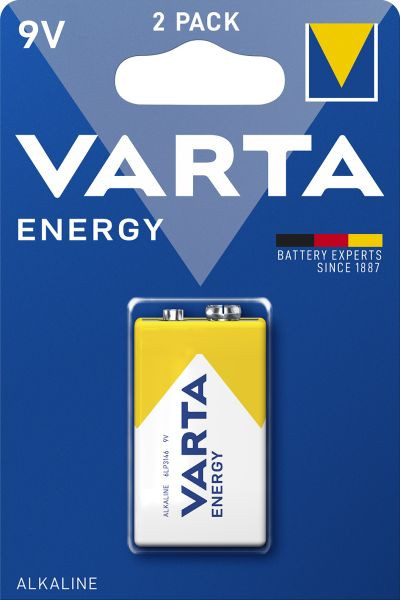 Varta energy pile alcaline 9V/6LR61 par 1