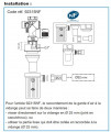 Siphon normalisé NF avec déflecteur pour groupe de sécurité NF EN 1487