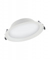 Ldv dl alu 200 25w/3000k 2250lm 100° ip44 ledvance downlight blanc