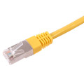 Cord rj cat5 ftp pvc jaun 0.5m