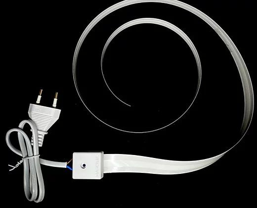 Câble électrique invisible Magic Elek 230V/16A avec les adaptateurs prises mâle et femelle 