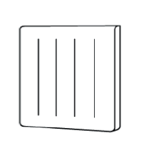 Radiateur électrique 2000W Thermor Kenya 4 à chaleur douce horizontal blanc