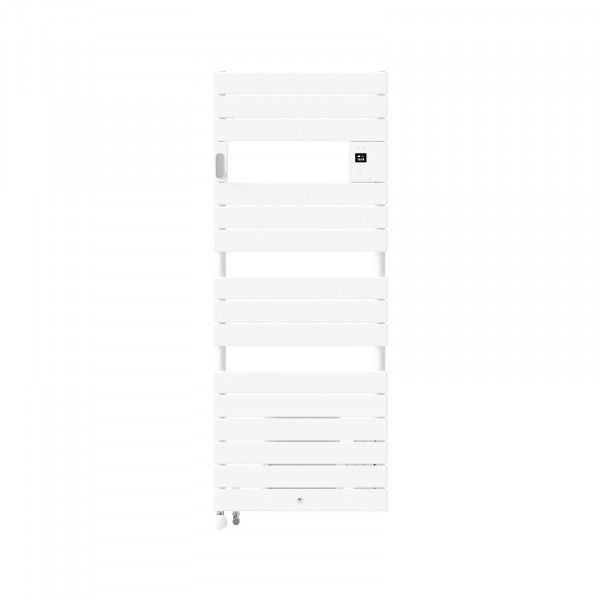 Radiateur sèche-serviettes riviera 2 mixte avec soufflerie 1750w blanc satin