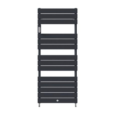 Radiateur Sèche-Serviettes à Eau Chaude Noir Carbone 685 W Riviera 2 Thermor