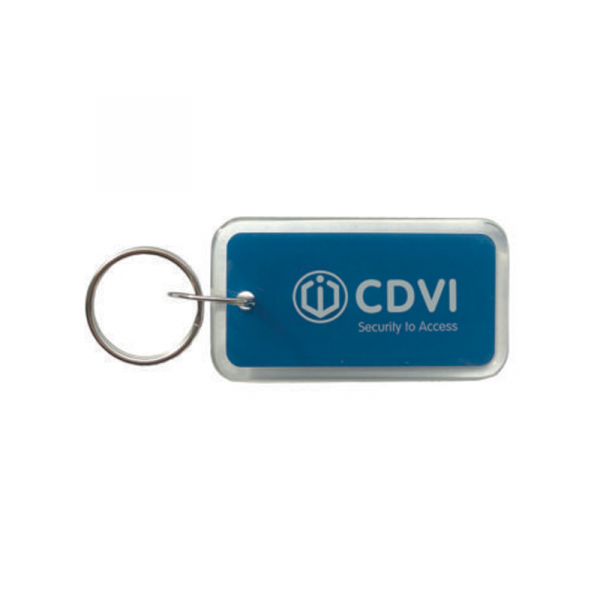 Badge Mifare classic Format porte-clés Technologie 13.56MHz - Marquage Hexadécimal