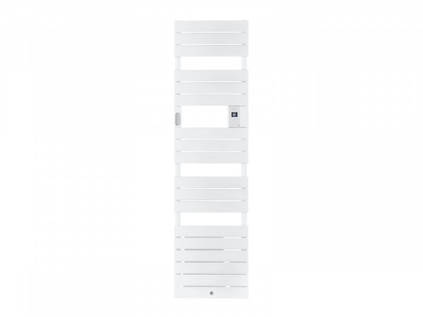 Radiateur Sèche-Serviettes Etroit Blanc Satin avec Soufflerie 1750 W Riviera 2 Thermor