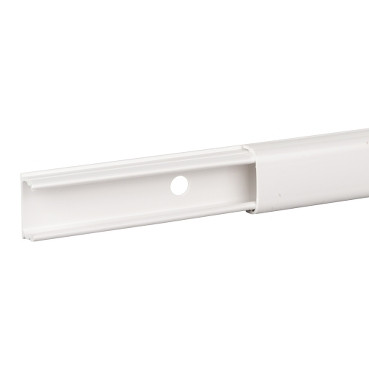Moulure 20x12mm Schneider OptiLine Mini 1 compartiment avec adhésif blanc