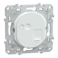 Ovalis - prise rj45 - cat.6 stp - réseaux vdi - grade 3 - blanc