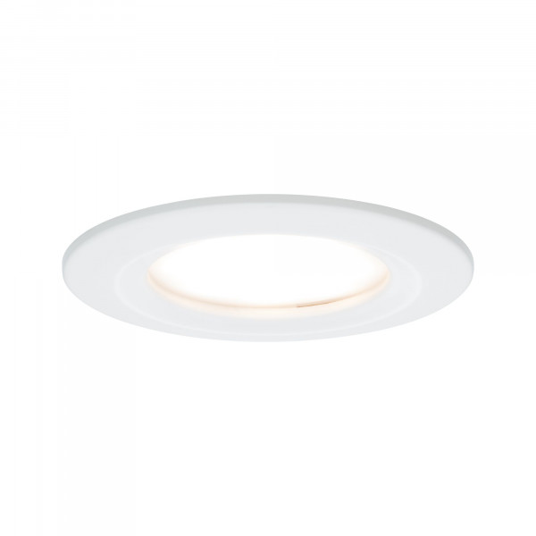 Kit de 3 Spots Ronds Blanc Encastrés LED 6,8 W Coin Slim Paulmann – IP23 – Orientable