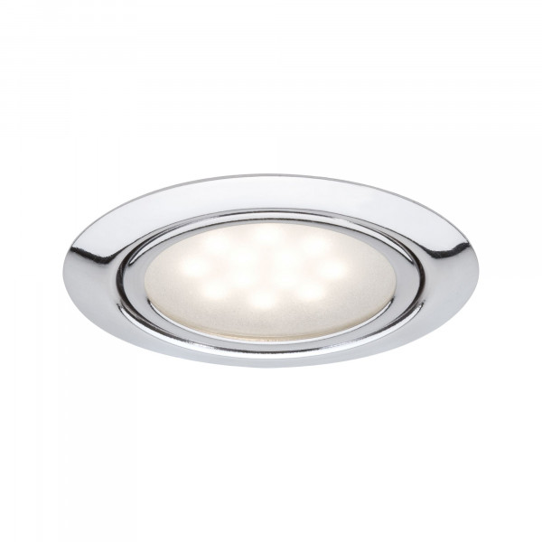 Kit Spots encastrés Paulmann pour meuble Micro Line LED Acier Brossé (Kit de 3)