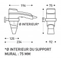 Sèche-cheveux brittony pistolet chromé