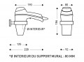 Sèche-cheveux clipper ii pistolet blanc