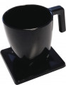 Plateau maestro 1 tasse 200ml/1 soucoupe noire