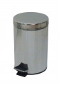 Collecteur à pédale 5l inox miroir