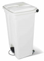 Container 90l blanc couvercle blanc