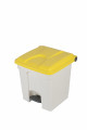 Container 30l blanc couvercle jaune